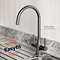 Bristan Monza Easyfit Kitchen Sink Mixer - Gun Metal Grey