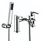 Bristan - Nero Bath Shower Mixer - Chrome - NR-BSM-C Large Image