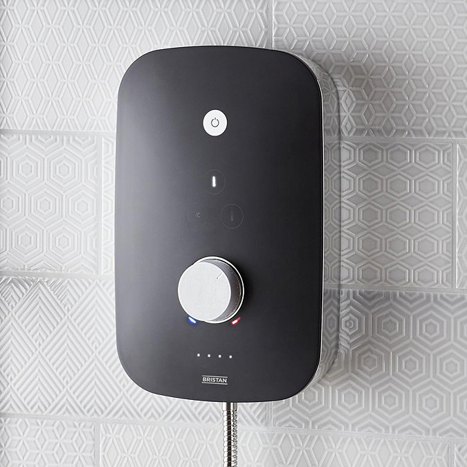 Bristan Noctis 10.5kw Electric Shower - Black & Chrome - NOC105-BC Standard Large Image