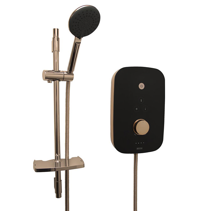 Bristan Noctis 10.5kw Electric Shower - Black & Rose Gold - NOC105-BG Profile Large Image