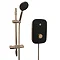 Bristan Noctis 10.5kw Electric Shower - Black & Rose Gold - NOC105-BG  Profile Large Image