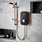 Bristan Noctis 10.5kw Electric Shower - Black & Rose Gold - NOC105-BG Large Image