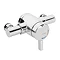 Bristan - Opac Thermostatic Exposed Mini Valve with Chrome Lever - MINI2-TS1203-EL-C Large Image