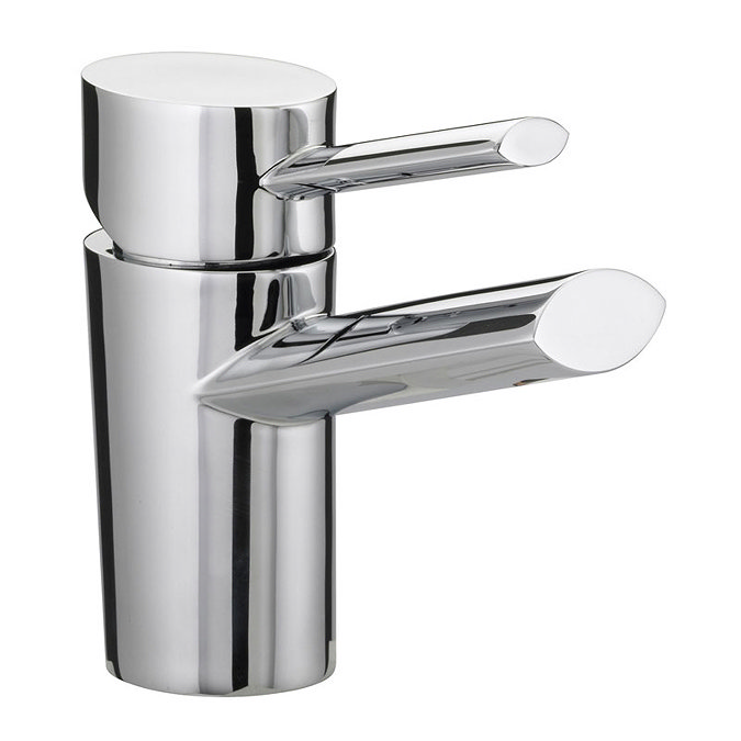 Bristan - Oval Basin Mixer with Eco-Click (no waste) - Chrome - OL-EBASNW-C Large Image