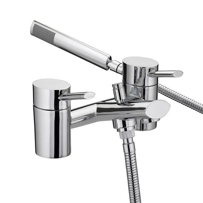 Bristan - Oval Bath Shower Mixer - Chrome - OL-BSM-C Large Image