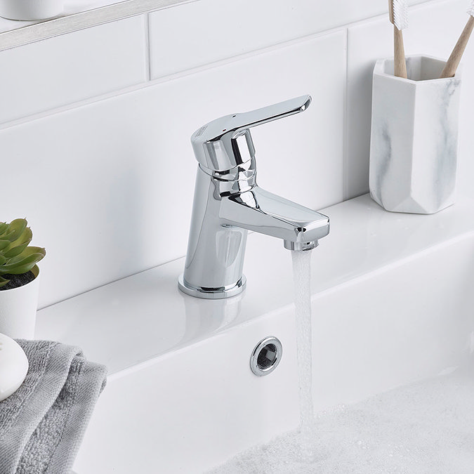Bristan - Pisa Basin Mixer With Clicker Waste - Chrome - PS2-BAS-C  Profile Large Image