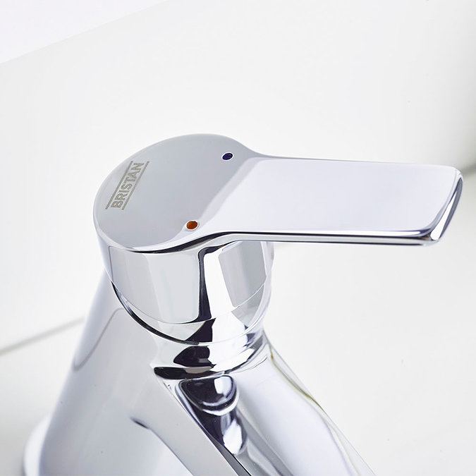 Bristan - Pisa Basin Mixer With Clicker Waste - Chrome - PS2-BAS-C  Feature Large Image