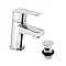 Bristan - Pisa Basin Mixer With Clicker Waste - Chrome - PS2-BAS-C Large Image