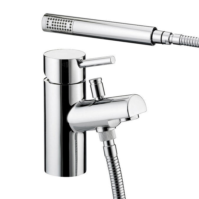 Bristan - Prism Contemporary 1 Hole Bath Shower Mixer - Chrome - PM-1HBSM-C Large Image