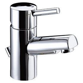 Bristan Prism Contemporary Basin Mixer Tap inc Eco-Click & Pop-up Waste - Chrome - PM-EBAS-C Large I