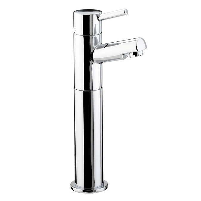 Bristan - Prism Contemporary Tall Basin Mixer (no waste) - Chrome - PM-TBAS-C Large Image
