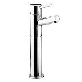 Bristan - Prism Contemporary Tall Basin Mixer (no waste) - Chrome - PM-TBAS-C Large Image