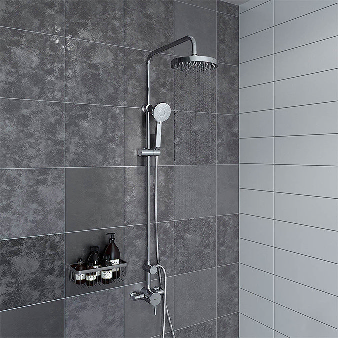 Bristan Prism Exposed Sequential Shower Valve with Diverter & Rigid Riser Kit Profile Large Image