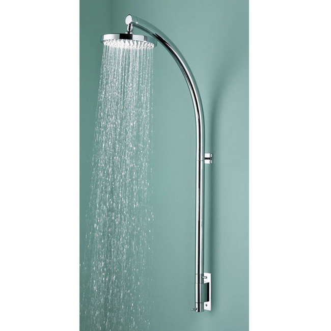 Bristan Prism Thermostatic Inline Vertical Shower Pole w/ Fixed Head