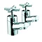 Bristan Quadrant Basin Taps - Chrome - QT-1/2-C Large Image