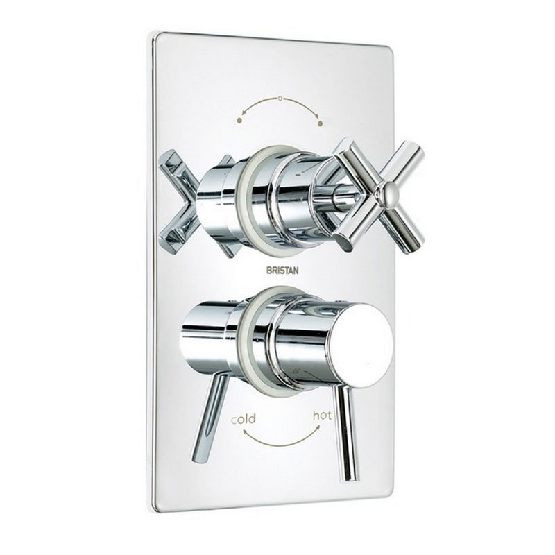 Bristan Quadrant Concealed Dual Control Thermostatic Shower Valve