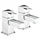 Bristan - Quadrato Basin Taps - Chrome - QD1/2C Large Image