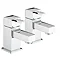 Bristan - Quadrato Bath Taps - Chrome - QD-3/4-C Large Image