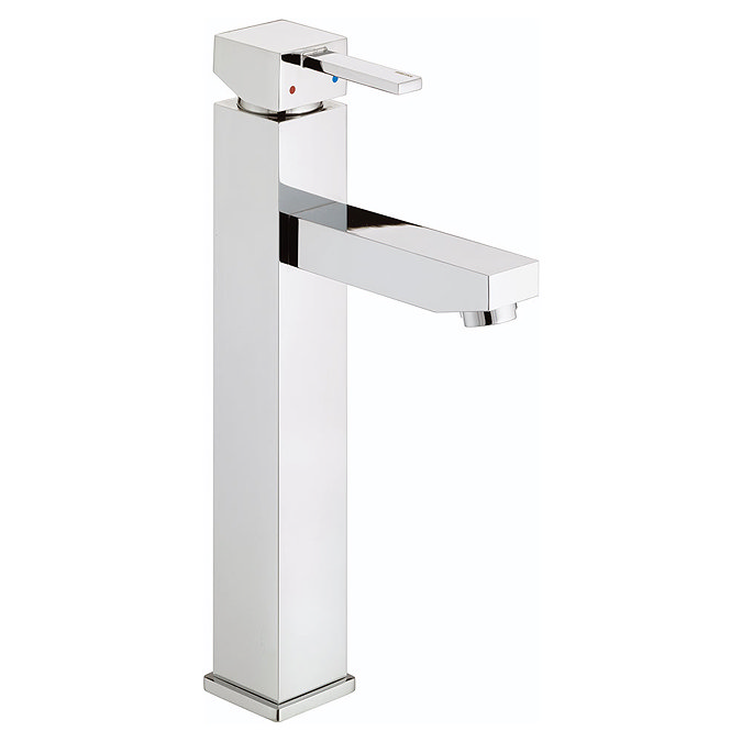 Bristan - Quadrato Tall Basin Mixer (no waste) - Chrome - QD-TBAS-C Large Image