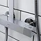 Bristan Quadrato Thermostatic Bar Shower Valve with Rigid Riser + Fast Fit Kit  Profile Large Image