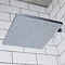 Bristan Quadrato Thermostatic Bar Shower Valve with Rigid Riser + Fast Fit Kit Standard Large Image