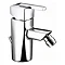 Bristan - Qube Bidet Mixer W/ Pop Up Waste - Chrome - QU-BID-C Large Image