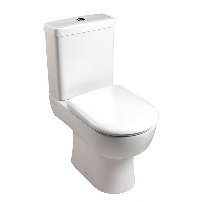 Bristan - Qube Close Coupled Toilet with Soft Close Seat Large Image