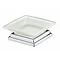 Bristan - Qube Freestanding Frosted Soap Dish - QU-FSDISH-C Large Image