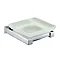 Bristan - Qube Frosted Glass Soap Dish - QU-DISH-C Large Image