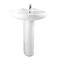Bristan - Quest 1 Tap Hole Corner Basin and Pedestal Large Image