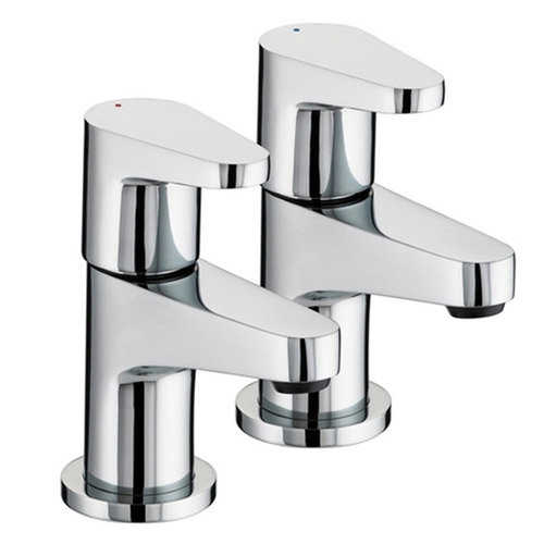 Bristan Quest Contemporary Basin Taps - Chrome - QST-1/2-C Large Image