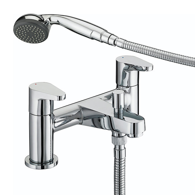 Bristan Quest Contemporary Bath Shower Mixer - Chrome - QST-BSM-C Large Image