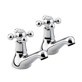 Bristan - Regency Basin Taps - Chrome Plated - R-1/2-C Large Image