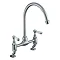 Bristan - Renaissance Deck Kitchen Sink Mixer - Brushed Nickel - RS-DSM-BN Large Image