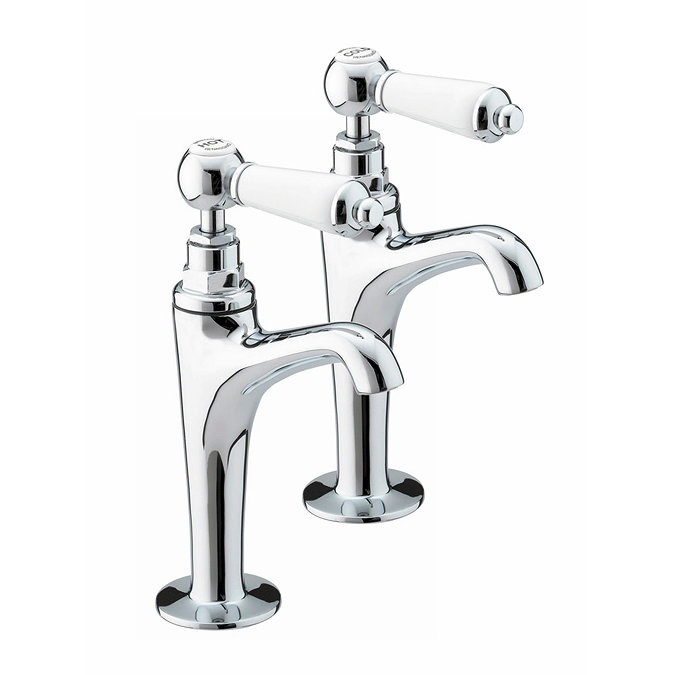 Bristan - Renaissance High Neck Pillar Taps - RS-HNK-C Large Image