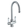 Bristan - Renaissance Monobloc Kitchen Sink Mixer - Brushed Nickel - RS-SNK-EF-BN Large Image