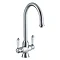 Bristan - Renaissance Monobloc Kitchen Sink Mixer - Brushed Nickel - RS-SNK-EF-BN Large Image