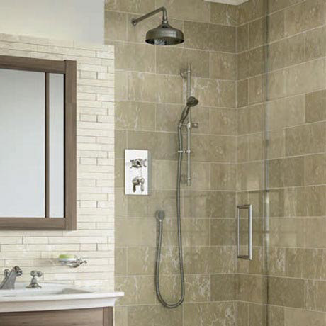 Bristan Renaissance Recessed Dual Control Shower Pack Large Image