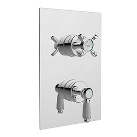 Bristan - Renaissance Thermostatic Recessed Dual Control Shower Valve - RS2-SHCVO-C Large Image