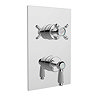 Bristan - Renaissance Thermostatic Recessed Dual Control Shower Valve - RS2-SHCVO-C Large Image