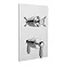 Bristan - Renaissance Thermostatic Recessed Dual Control Shower Valve - RS2-SHCVO-C Large Image