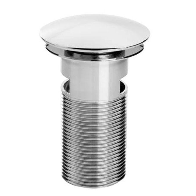 Bristan Round Clicker Basin Waste - Slotted - Chrome Large Image