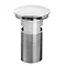 Bristan Round Clicker Basin Waste - Slotted - Chrome Large Image