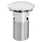 Bristan Round Push Basin Waste Slotted Chrome Large Image