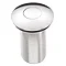 Bristan Round Push Button Unslotted Waste - Chrome Large Image