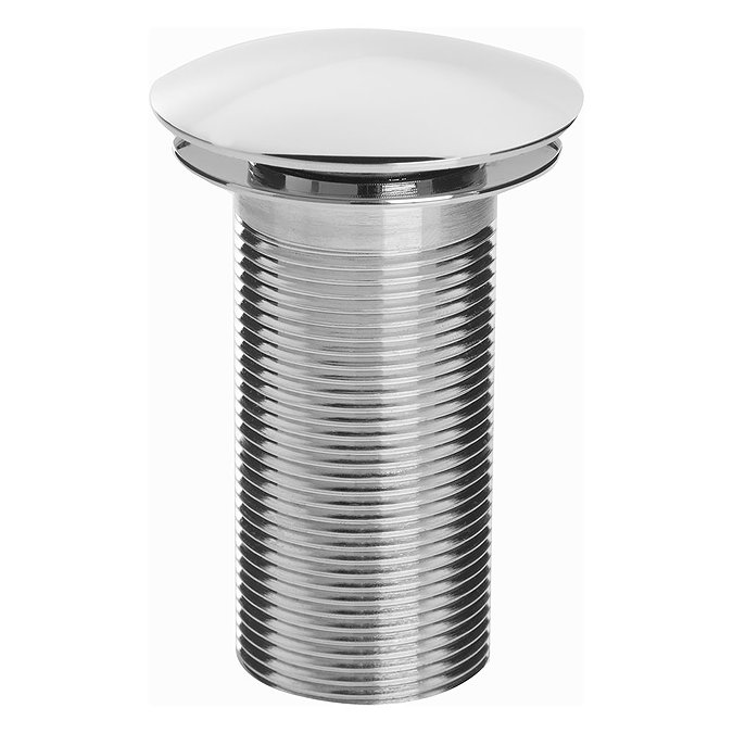 Bristan Round Unslotted Clicker Basin Waste - Chrome Large Image