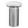 Bristan Round Unslotted Clicker Basin Waste - Chrome Large Image