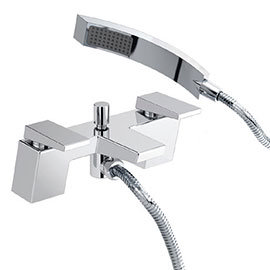 Bristan - Sail Contemporary Bath Shower Mixer - Chrome - SAI-BSM-C Medium Image