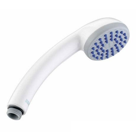 Bristan - Single Function Rub Clean Handset - White - HAND100-W Large Image