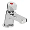 Bristan - Single Pillar Soft Touch Timed Flow Basin Tap with Flow Regulator - Z2-SQR-1/2-C Large Ima